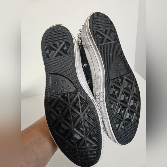 Converse Chuck 70 Studded Sneaker Distressed Size 8 - Picture 10 of 12